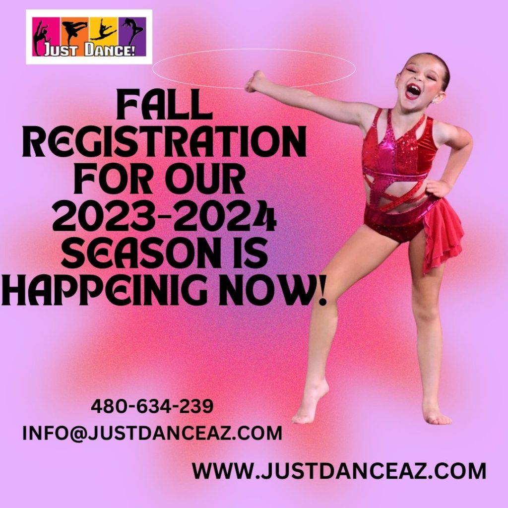 Class Schedule 20232024 Fall/Winter/Spring Just Dance AZ